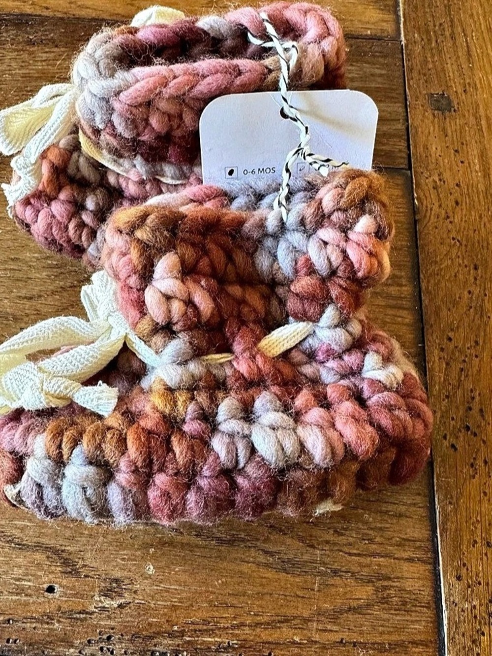 Todwick Studios Handmade Merino Wool and Upcycled Sheepskin Baby Booties Baby